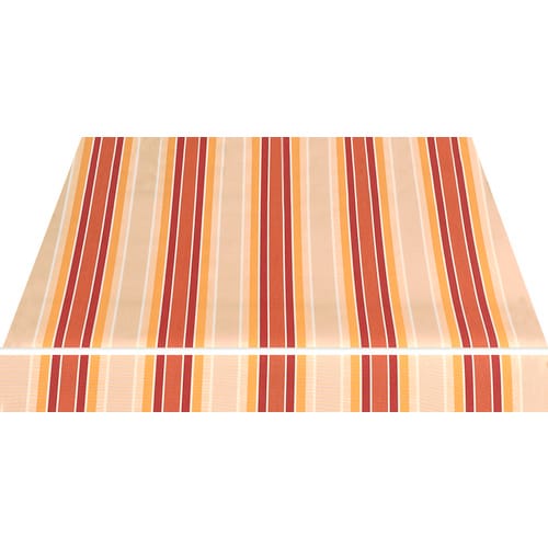 Spettmann Fallarmmarkise Line Weiß 400 cm x 150 cm Gelb-Orange-Rot