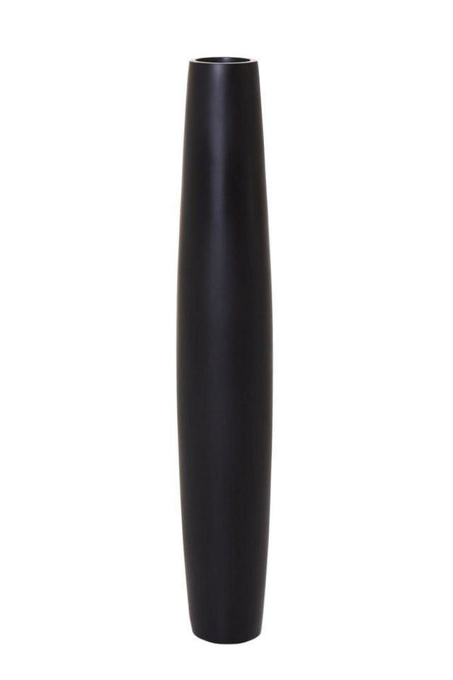 Vivanno Bodenvase Isondra 9 cm x 9 cm x 80 cm Schwarz