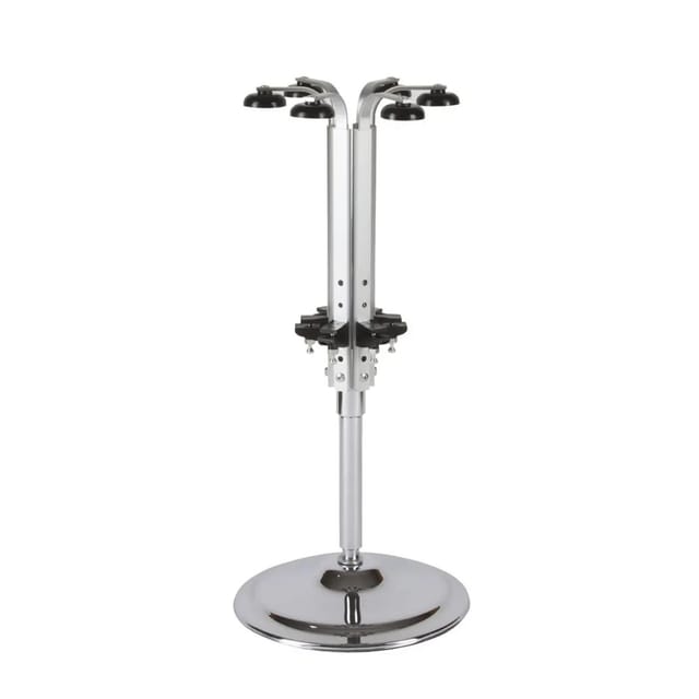 Ich-Zapfe Thekenständer für 6 Flaschen Silber Metall