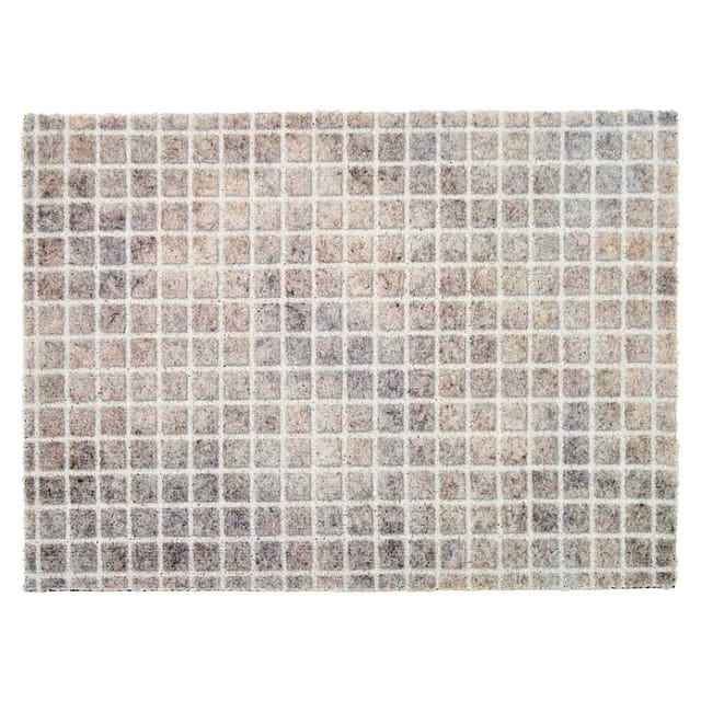 Schöner Wohnen Fußmatte Orlando Karo 50 cm x 70 cm Beige