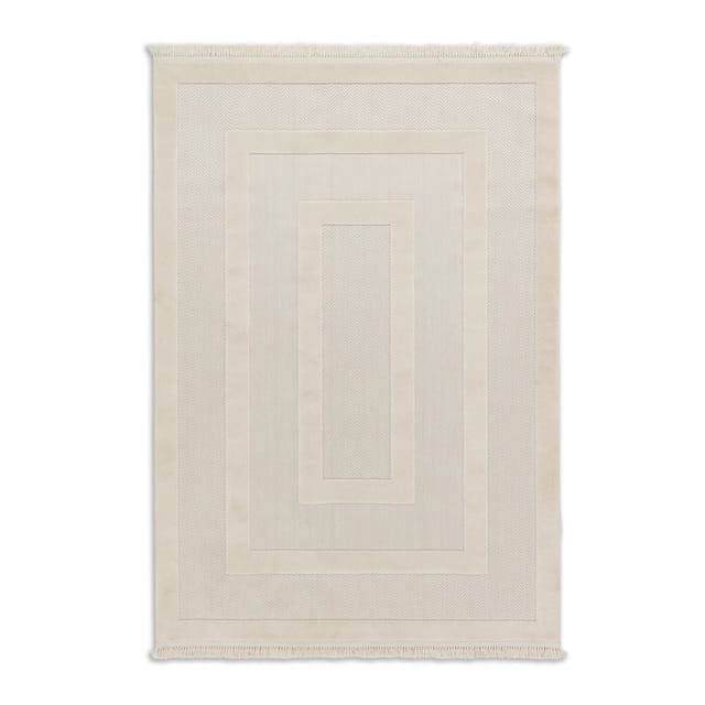 Schöner Wohnen Teppich Summer Quadrat 200 cm x 290 cm Creme