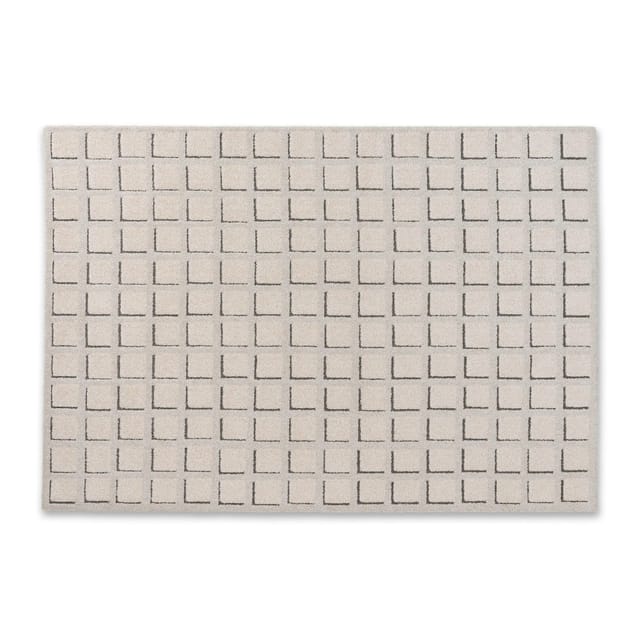 Schöner Wohnen Teppich Amaze Kästchen 80 cm x 150 cm Sand