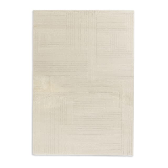 Schöner Wohnen Teppich Pure Design Grafisch 80 cm x 150 cm Creme