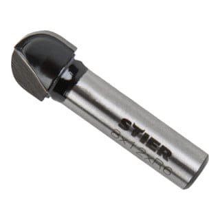 STIER Hohlkehlfräser HM (HW) Ø 12 mm Schaft- Ø 8 mm