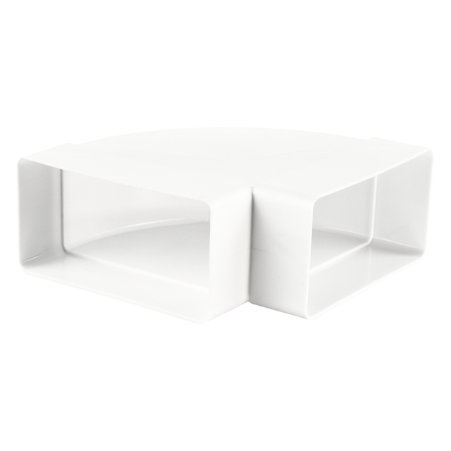 toom Flachkanalbogen 90° waagerecht, 110 x 55 mm