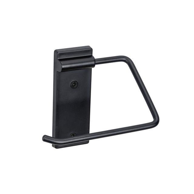Wenko Toilettenpapierhalter 'Basic Black' Edelstahl
