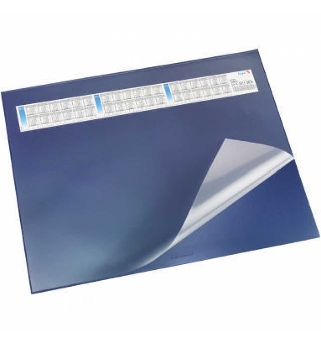 Schreibunterlage Durella DS 44655 52x65cm +Vollsichtfolie blau