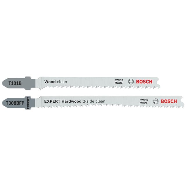 Bosch Stichsägeblätter Set T101b Und Expert Hardwood 2-side Clean T308bfp, 26-tlg.