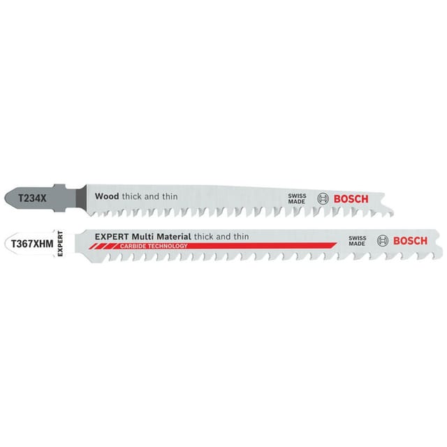 Bosch Stichsägeblätter Set T234x+expert Multi Material Thick And Thin T367xhm, 26-tlg.