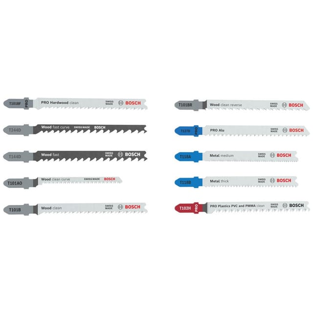 Bosch Stichsägeblatt Set Multi Material, 10-tlg.