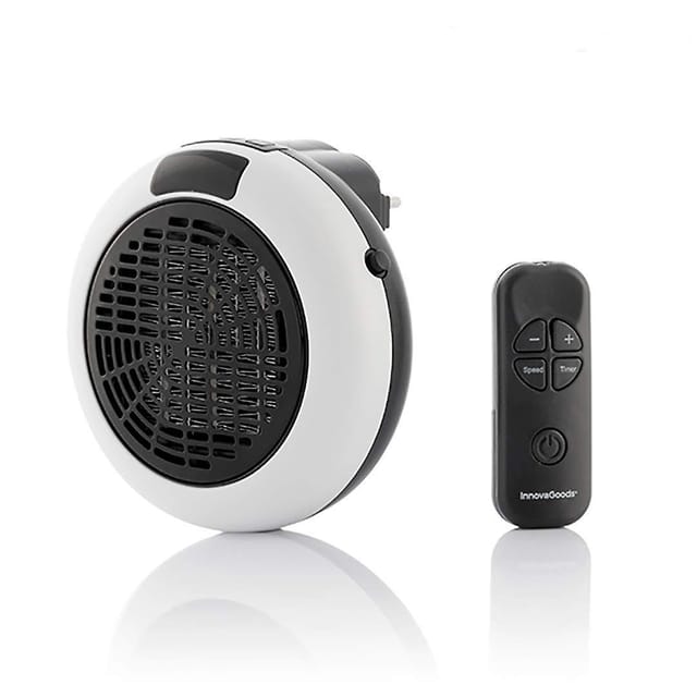 Keramikheizung Mit Fernbedienung, 600 W, Kunststoff, Weiß