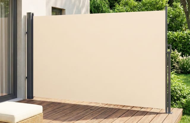 Sichtschutz Für Den Außenbereich Pilat Ausziehbar 5 X 1,6 M Beige
