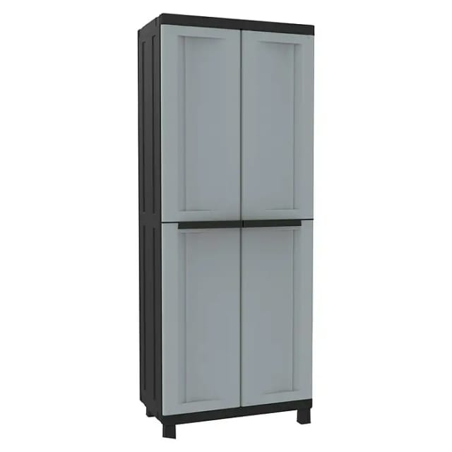Terry Kunststoff-Mehrzweckschrank Twist Black 3680 (L x B x H: 39 x 68 x 170 cm)