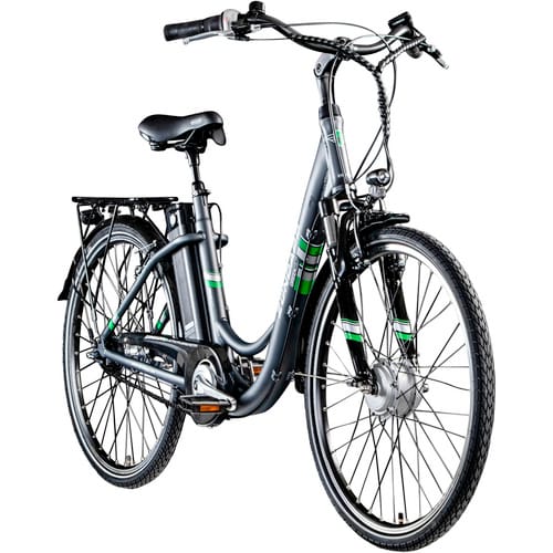 Zündapp E-Bike City Green 3.7 26 Zoll 7-Gang 536 Wh grau