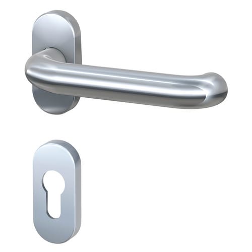 Basi - 1/2-Schmalrahmen-Garnitur - Edelstahl - U-Form - 7301-5208