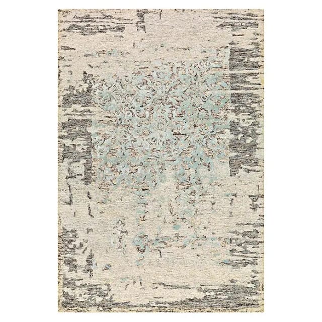 Kayoom Teppich 'Damast' grau/mintgrün 120 x 180 cm