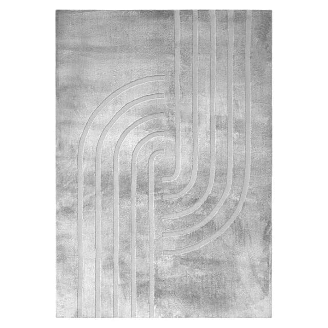 Kayoom Teppich 'Peace' grau 160 x 230 cm