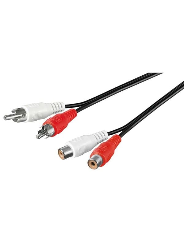 Pro RCA Stereo Extension Cable - 2.5m