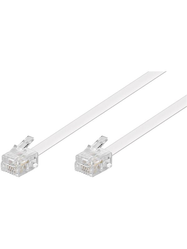 Pro Modular telephone cable - Weiß - 3m