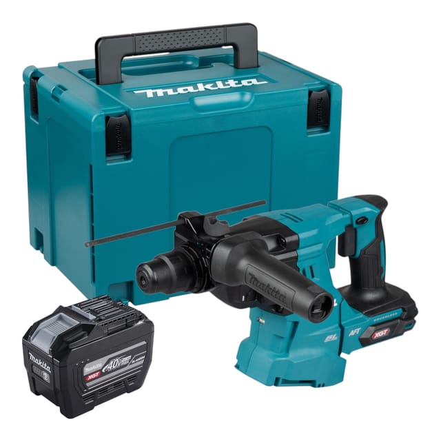 Makita Hr 011 Ge101 Akku Kombihammer 40 V Max. 3,3 J Sds Plus Brushless + 1x Akku 8,0 Ah + Makpac - Ohne Ladegerät