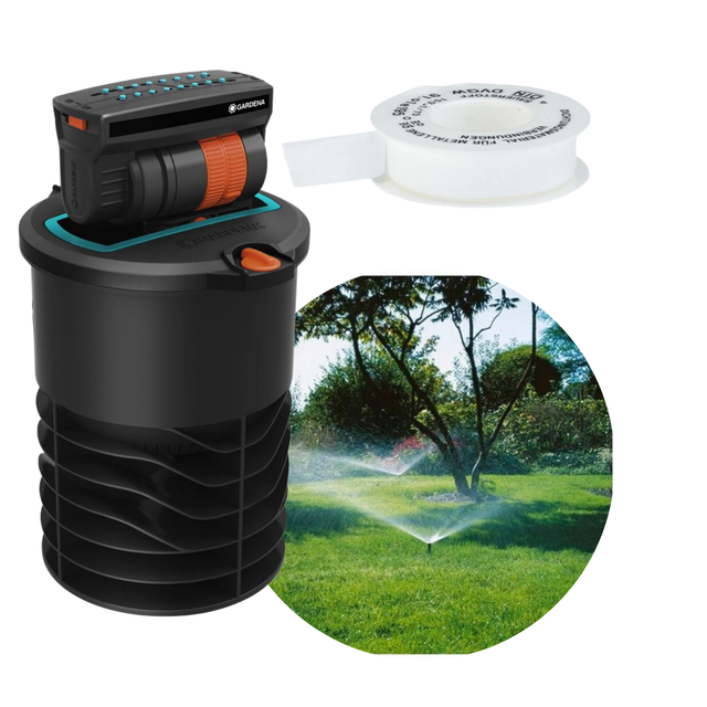 Gardena Os 140/8220 Versenk-gartensprinkler + Ptfe-dichtband