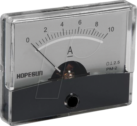 Hope Sun Analoge Gleichstrommessgerät 10a, Einbau-ampèremeter Mit Skala, Für Elektronikprojekte, Schalttafeln, Netzteile, Fahrzeuge, Gleichstromüberwachung, Labor, Diy Anwendungen