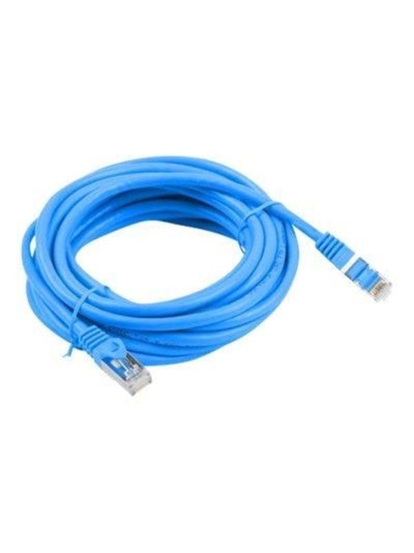 Lanberg patch cable - 10 m - blue RAL 5012 - Blau - 10m