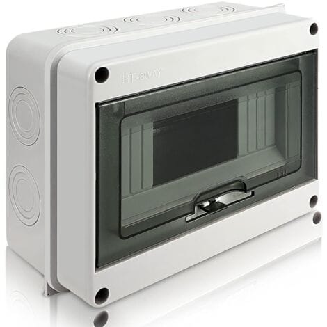 Ip65 Wetterfester Außenverteilerkasten [modell: Cev-s500] - Vielseitiger Steuer-/anschlusskasten Für Den Außenbereich Aus Aluminium 500x400x200mm.