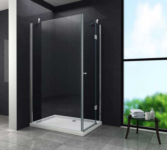 Duschkabine Novum-side 120 X 80 X 195 Cm Ohne Duschtasse