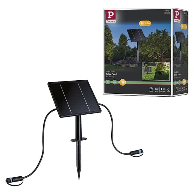 Paulmann Plug & Shine Solarmodul (L x B x H: 5,6 x 18,4 x 41,8 cm)