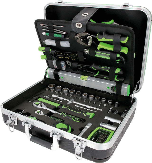 KS Tools COMPETITION 1/4"+1/2" Universal-Werkzeug-Satz, 145-tlg