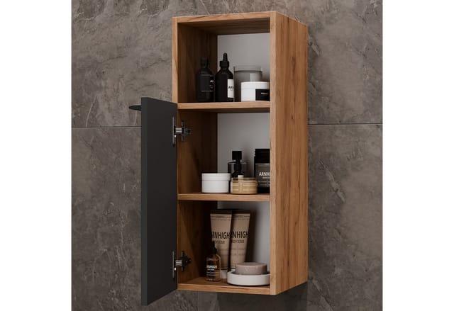 Planetmöbel Badmöbel-Set ASTRA Waschtischunterschrank 60 cm mit Midischrank, (Waschbeckenunterschrank, 3-St., Badezimmerschrank), Waschtisch und Waschbecken weiß mit 1x Midischrank