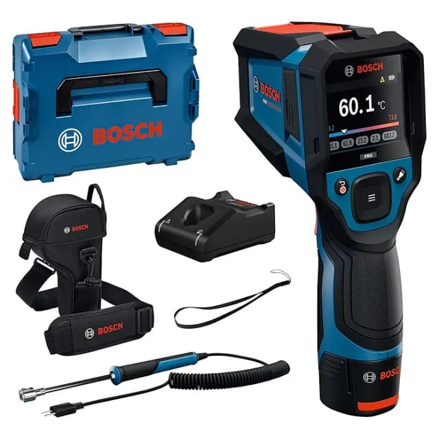 Bosch Infrarot-thermometer Gis12v-800-16 (1xgba2,0ah K-type L) 0601083b01