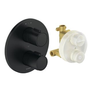 Duravit Thermostatarmaturen Thermostat Unterputzmodell Set, Runde