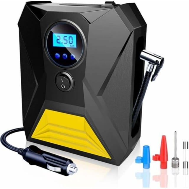 12-v-autoreifenfüller – Tragbarer Luftkompressor Mit Speicherfunktion – Schnelles Aufpumpen Bis Zu 150 Psi – Digitales Led-display