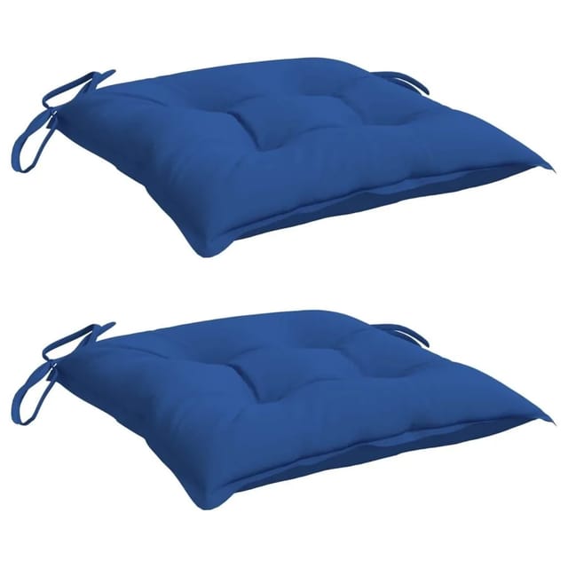 Palettenkissen 2 Stk. Blau 50x50x7 Cm Oxford-gewebe Vidaxl