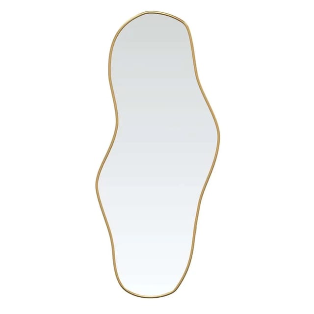 vidaXL Wandspiegel Golden 100x45 cm 348263