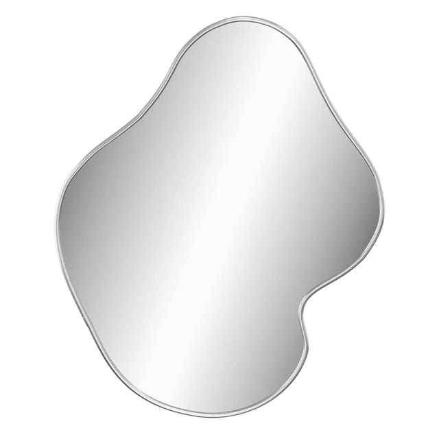 vidaXL Wandspiegel Silbern 50x40 cm 348269