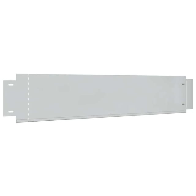vidaXL Rasenzäune 5 Stk Verzinkter Stahl 100x19 cm 142668