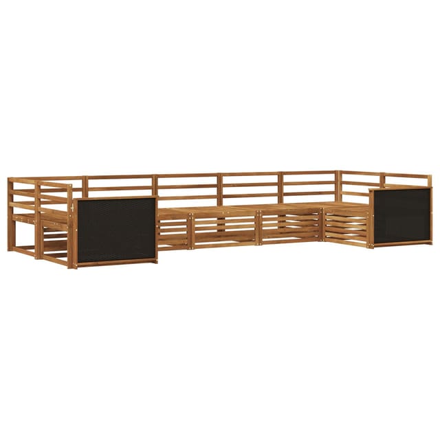 vidaXL Outdoor-Sofagarnitur 7 Stk Natur 3383792