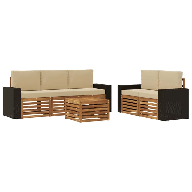 vidaXL Sofagarnituren Massivholz Akazie 3384034