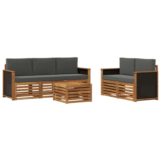 vidaXL Sofagarnituren Massivholz Akazie 3384013