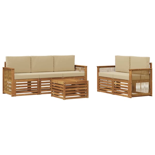 vidaXL Sofagarnituren Massivholz Akazie 3384029
