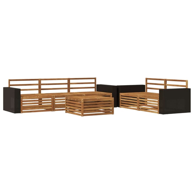 vidaXL Outdoor-Sofagarnitur 6 Stk Natur Massivholz Akazie 3383032