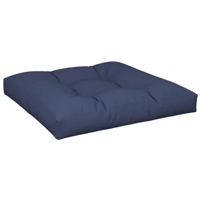 vidaXL Palettenkissen Marineblau 70x70x12 cm Stoff 377874