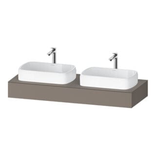 Duravit Konsole Qatego 140x55x17cm, ba m, 2 A., Beck. beids.
