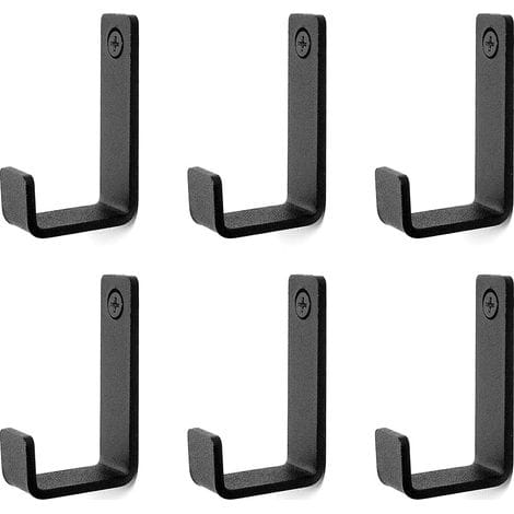 Robuster Edelstahl-wandhaken Für Den Außenbereich Für Bademäntel Und Handtücher (6er-set): Ideal Zum Aufhängen Von Handtüchern, Mänteln, Rucksäcken, Schlüsseln Usw. (moderner Industriestil)