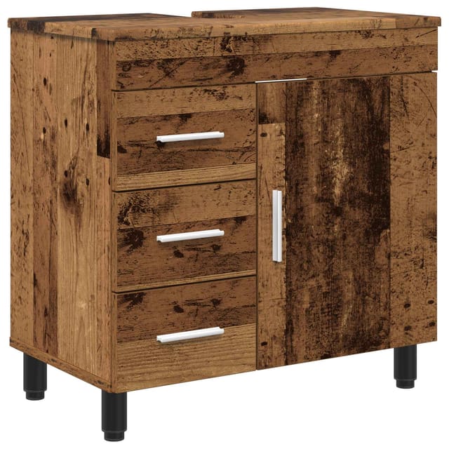 Waschtisch Altholz 60 X 35 X 60 Cm Holzwerkstoff Vidaxl