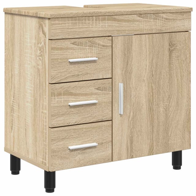 Waschtisch Sonoma-eiche 60 X 35 X 60 Cm Holzwerkstoff Vidaxl