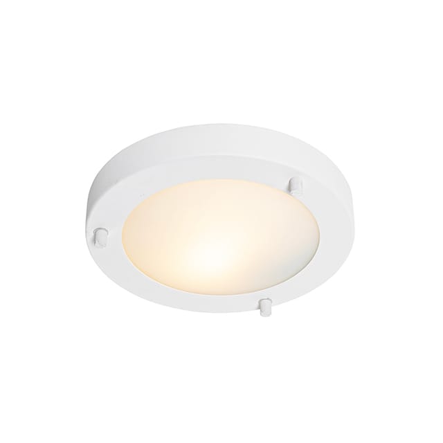 Moderne Deckenleuchte Weiß 18 Cm Ip44 - Yuma